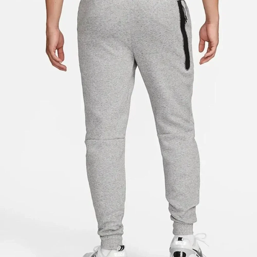 NIKE TECH FLEECE MEN'S SIZE XL XLARGE JOGGERS PANTS GREY HEATHER DD4706 … - Picture 2 of 9